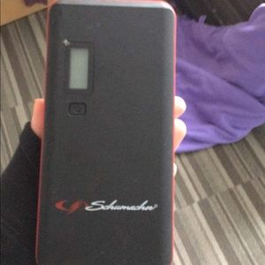 Portable charger with flashlight